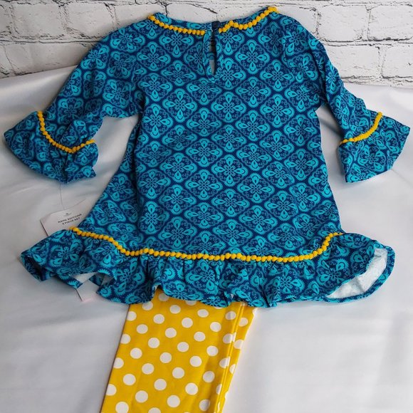 'RARE EDITIONS' TOP & PANTS SQUIRREL OUTFIT 2-PIECE SET - Picture 5 of 16